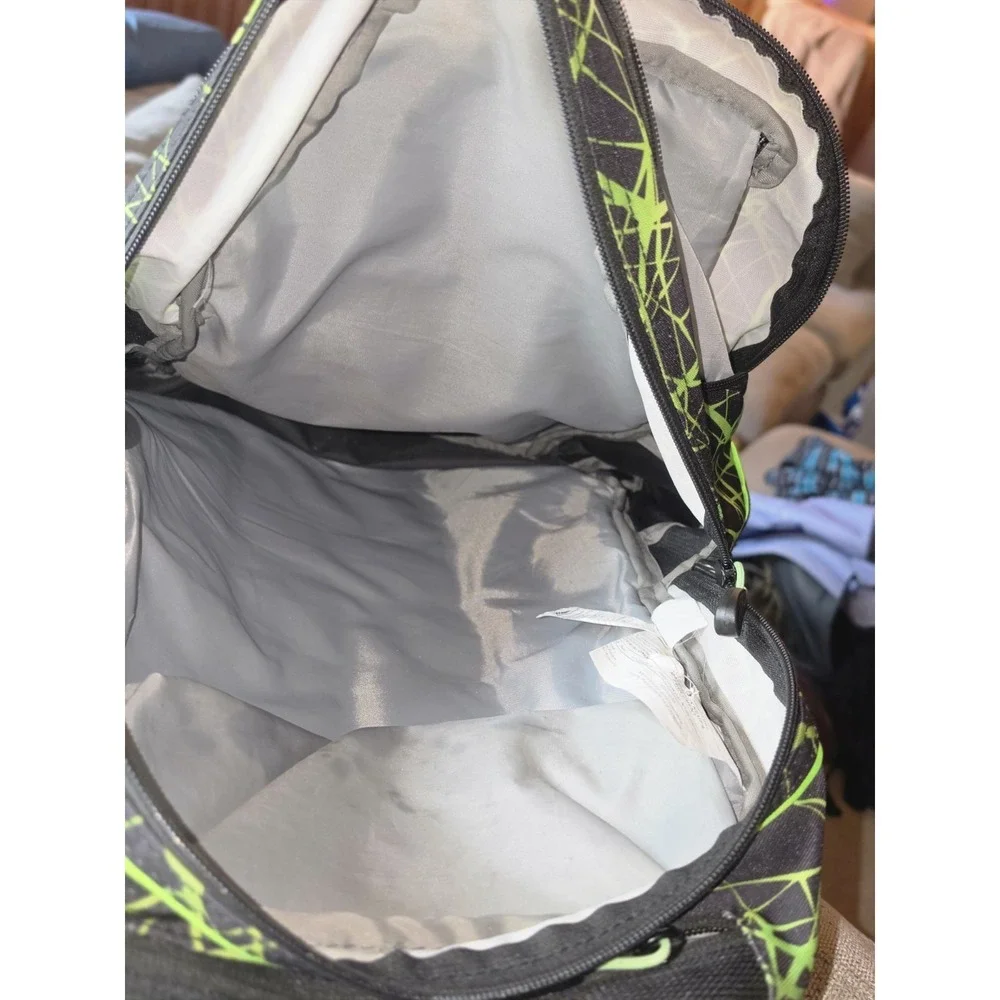 High Sierra Swerve 17 Computer Laptop Backpack Black Green Logo New 19X13